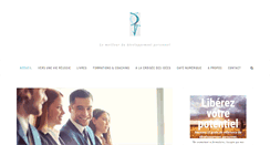 Desktop Screenshot of developpementpersonnel.org